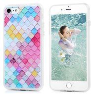 Badalink iPhone 7 TPU Case (4.7") Shockproof Soft TPU Rubber Skin Bumper Case Flexible Easy Grip with 3D Basso-relievo... N51