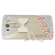 LG Stylus 2 Case,LG G Stylo 2 LS775 Case,Yaheeda Studded Rhinestone Crystal Bling Clear Hard Case Cover for LG... N27