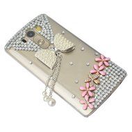LG Stylus 2 Case,LG G Stylo 2 LS775 Case,Yaheeda Studded Rhinestone Crystal Bling Clear Hard Case Cover for LG... N28