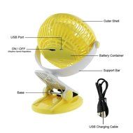 Niceshop&reg; 360 Degree Rotation USB or 18650 Battery Powered Portable Super Mute PC Laptop Notebook Computer External... N10