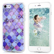 Badalink iPhone 7 TPU Case (4.7") Shockproof Soft TPU Rubber Skin Bumper Case Flexible Easy Grip with 3D Basso-relievo... N58