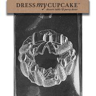 Dress My Cupcake DMCC197 Chocolate Candy Mold, Bow Package, Christmas