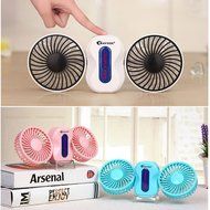 USB Mini Fan,BAVIER&reg; Couples mini fan,Sound-free design Desktop Fan,Portable USB Fan,3 Speed Adjustable,USB Cooling... N7