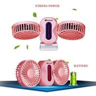 USB Mini Fan,BAVIER&reg; Couples mini fan,Sound-free design Desktop Fan,Portable USB Fan,3 Speed Adjustable,USB Cooling... N8