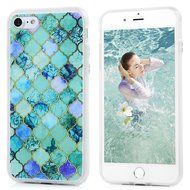 Badalink iPhone 7 TPU Case (4.7") Shockproof Soft TPU Rubber Skin Bumper Case Flexible Easy Grip with 3D Basso-relievo... N61