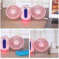 USB Mini Fan,BAVIER&reg; Couples mini fan,Sound-free design Desktop Fan,Portable USB Fan,3 Speed Adjustable,USB Cooling... N9