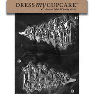 Dress My Cupcake DMCC197 Chocolate Candy Mold, Bow Package, Christmas N3