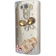 LG Stylus 2 Case,LG G Stylo 2 LS775 Case,Yaheeda Studded Rhinestone Crystal Bling Clear Hard Case Cover for LG... N37