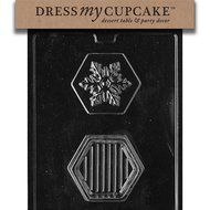 Dress My Cupcake DMCC197 Chocolate Candy Mold, Bow Package, Christmas N8