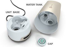 GENIANI Premium Ultrasonic Humidifier 2L with 3 Levels of Cool Mist, LED Night Light, Aroma Oil Mix, NO FILTER N2