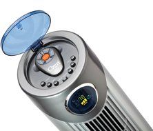 Ozeri Ultra 42 inch Wind Fan - Adjustable Oscillating Tower Fan with Noise Reduction Technology N4