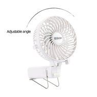 iEGrow Portable USB Mini Battery Fans with Umbrella Hanging and Metal Clip(Black) N41