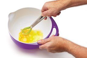 Colourworks Large Melamine Mixing Bowl, Purple