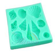 Generic Silicone Sea Lifes Shell Conch Fondant Cake Cookie Baking Icing Soap Mould Mold