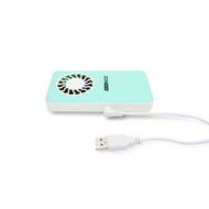 WoneNice Battery Operated Personal Pocket Fan (Rechargeable Lithium Battery) (Black) N8