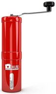 Red Line Housewares Manual Coffee Grinder Makers with Adjustable Ceramic Conical Burr, Red