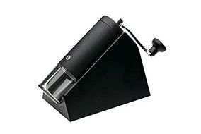 CrushGrind 080101-0099 Brazil Coffee Grinder with Ceramic Grinder, Black