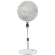 Lasko 1646 16 In. Remote Control Stand Fan, White