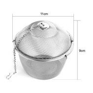 Vivian Extra Large Stainless Steel Twist Lock Mesh Tea Ball Tea Strainer Filter Spice Infuser 11cm/4.3 inch Pack...