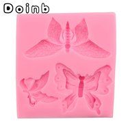 Doinb Jewel Butterfly Knot Bowknot Fondant Silicone Molds Outer Size 9.5x6x1.5CM GJM-1773 FDA N4