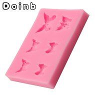 Doinb Jewel Butterfly Knot Bowknot Fondant Silicone Molds Outer Size 9.5x6x1.5CM GJM-1773 FDA N5