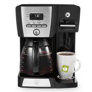 Mr. Coffee BVMC-DMX85 12-Cup Programmable Coffeemaker with Integrated Hot Water Dispenser, 16-Ounce, Black/Chrome N5