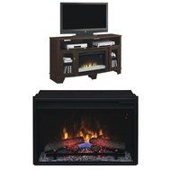 Complete Set La Salle Media Mantel with 26&quot; Infrared Spectrafire Plus with Safer Plug N2