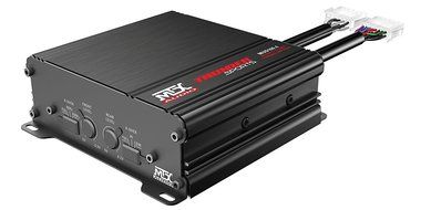 Harley Davidson 1998-2013 HD4SPLIDS 4-Channel Audio Upgrade With Saddlebag Lids by MTX Audio N2