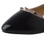 Yaheeda Fashion Flat Wild Rivet Shallow Mouth Women&#039;s shoes with pointed N8