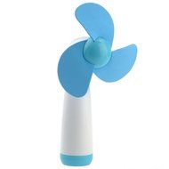 VORCOOL YGH365B Mini Handheld Fan - Soft Foam Blades - Battery Operated - Blue N2