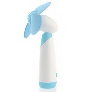 VORCOOL YGH365B Mini Handheld Fan - Soft Foam Blades - Battery Operated - Blue N4