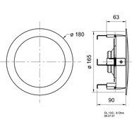 Visaton HiFi Ceiling Loudspeaker 13cm 30w 8 Ohm [VS-DL13/2T]