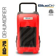 BlueDri BD-76P-RED 76-Pint AHAM High Performance Commercial Dehumidifier, Red N3