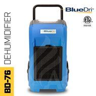 BlueDri BD-76P-RED 76-Pint AHAM High Performance Commercial Dehumidifier, Red N4