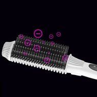 Yaheeda 2 in 1 Ceramic Hair Curler Hot Air Brush Straightener Rollers Comb Curling Iron Straightening Iron Styling... N13