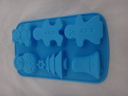 DD-life 6 SnowMan Silicone Cake Baking Mold Cake Pan Muffin Cups Handmade Soap Moulds Biscuit Chocolate Ice Cube...