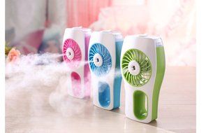Great Polly Portable Mini Beauty Replenishment Fan Handheld USB Mini Misting Fan with Personal Cooling Humidifier... N3