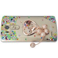 LG Stylus 2 Case,LG G Stylo 2 LS775 Case,Yaheeda Studded Rhinestone Crystal Bling Clear Hard Case Cover for LG... N43