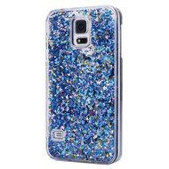 Galaxy S5 Case,Galaxy S5 Liquid Cover,PHEZEN Christmas Tree Santa Claus Design Cool Quicksand Moving Stars Bling... N28