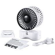 ECEEN Mini Personal Couples Fan Handheld Folding 350 Degree Rotating Dual Head Fan Portable Powered by Battery... N17