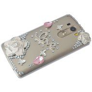 LG Stylus 2 Case,LG G Stylo 2 LS775 Case,Yaheeda Studded Rhinestone Crystal Bling Clear Hard Case Cover for LG... N53