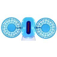 ECEEN Mini Personal Couples Fan Handheld Folding 350 Degree Rotating Dual Head Fan Portable Powered by Battery... N18