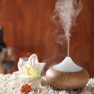 Essential Oil Diffuser,MKLOT 300ml Premium Wood Grain Aromatherapy Essential Oil Diffuser Aroma Humidifier with... N2