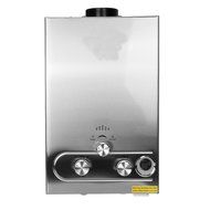 Kissmoji 8L Gas Tankless Instant Water Heater Boiler LPG Propane Steel Panel Shower Head N4
