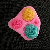 Generic Baking Chocolate Fondant Sugarcraft Mold Cake Decorating Rose Flower Mould