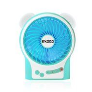 Portable USB Mini Fan, OXOQO Desk Desktop Table Electric Quiet Fan with LED Light, Built-in 2500mah Rechargeable... N10