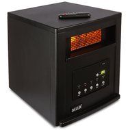 Della 1500-Watt Infrared Cabinet Large Room Heater with Remote Control, Black N5