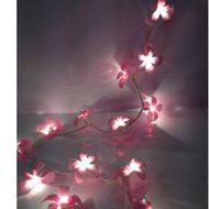 KAKA(TM) Pink Flower Led String Lights with Battery Operated Light for Christmas Wedding Party Garden Lawn Patio... N4
