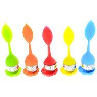 Toyofmine Tea Infuser - Set of 5 Silicone Handle Stainless Steel Strainer Drip Tray Included - Tea Steeper - Leaf...
