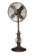 Indoor and Outdoor 18" Standing Pedestal Fan - Beautiful Style Keeps You Cool All Year Round (Aspen) N5